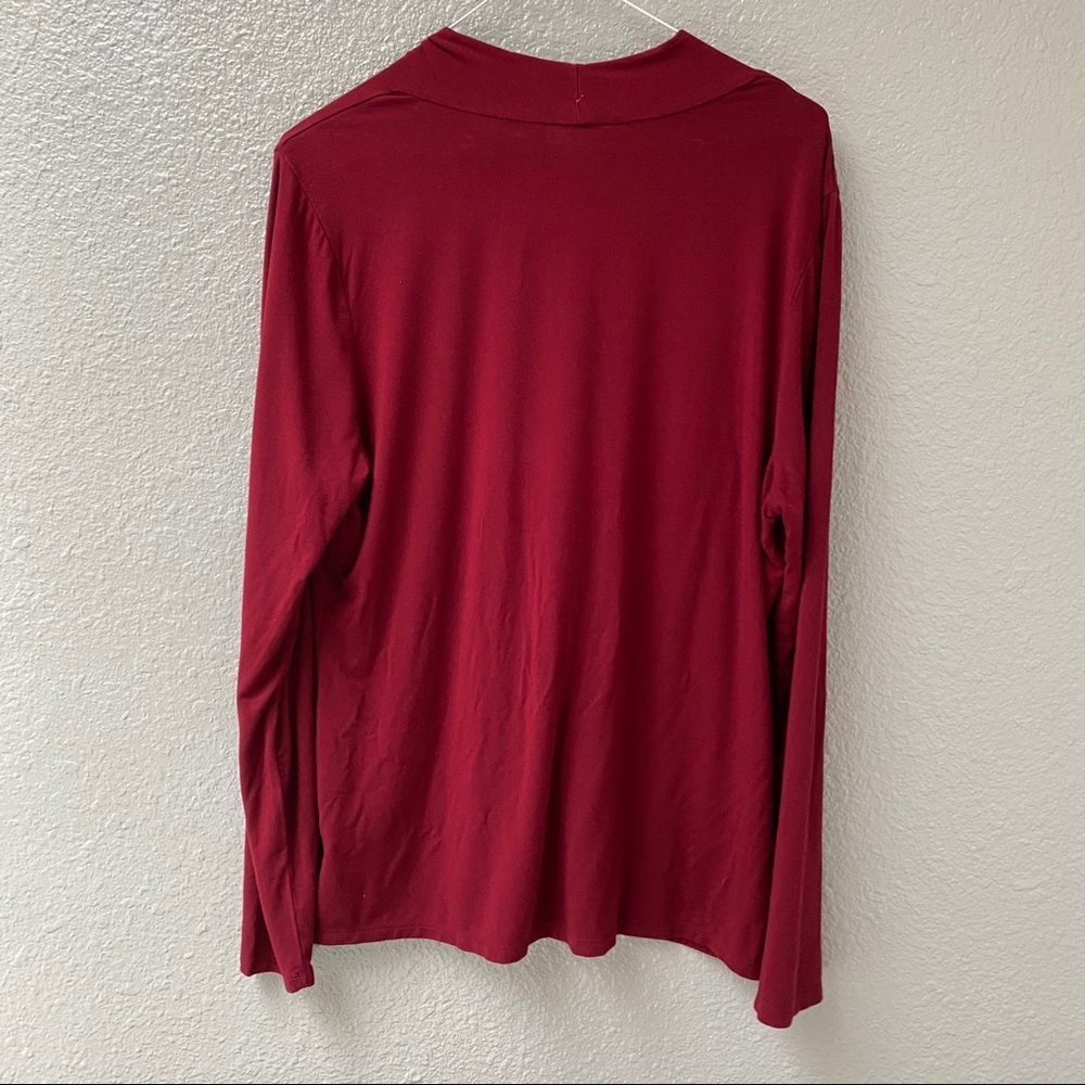 Charter club long sleeve blouse, Size L - Picture 4 of 7
